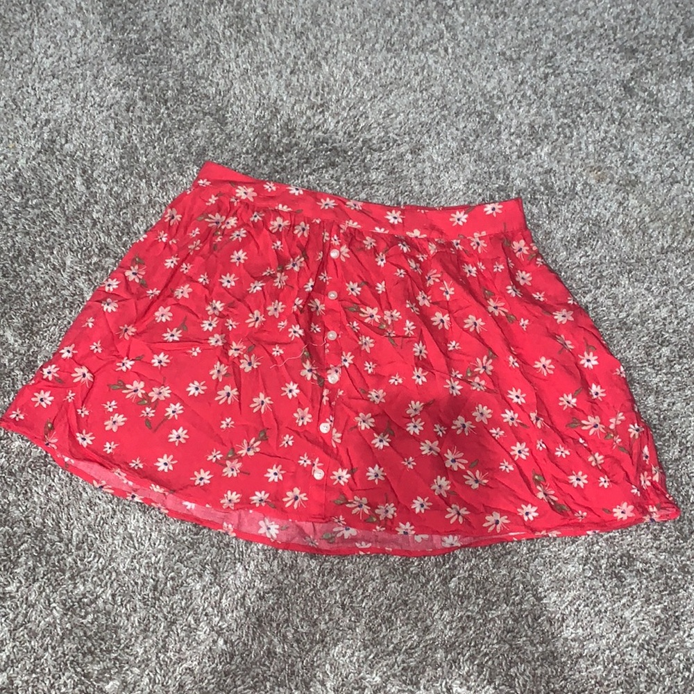 abercrombie kids skirt, floral